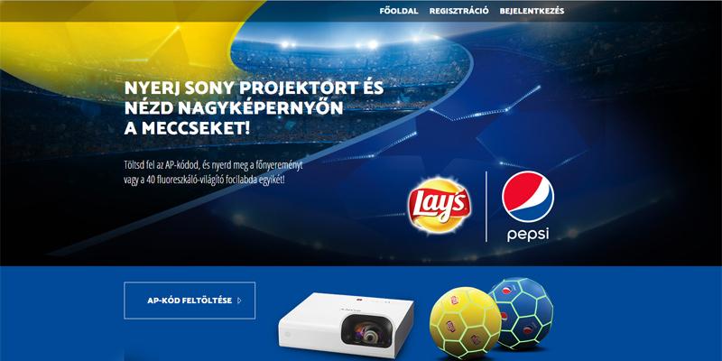 Pepsi promóciós oldalak