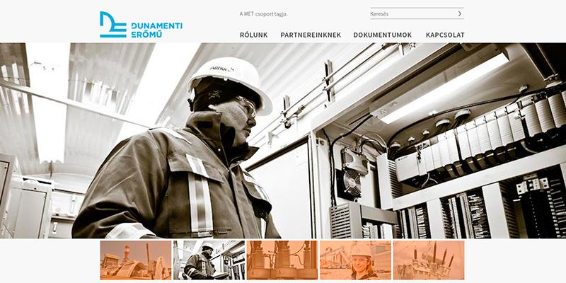 Dert.hu, a Dunamenti Erőmű honlapja