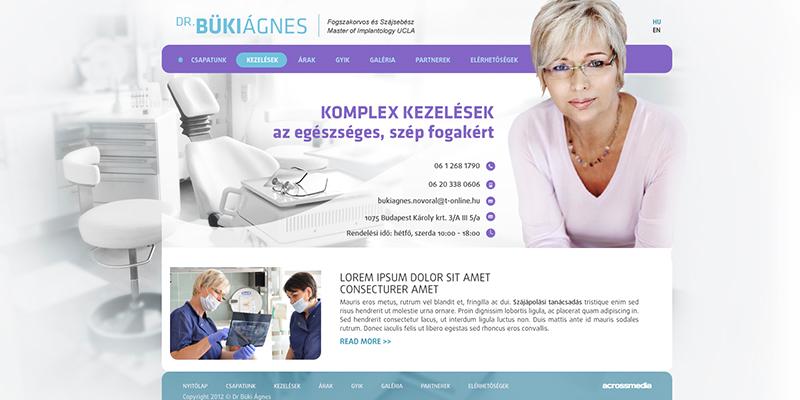Dr. Büki Ágnes Fogszakorvos és szájsebész weboldala