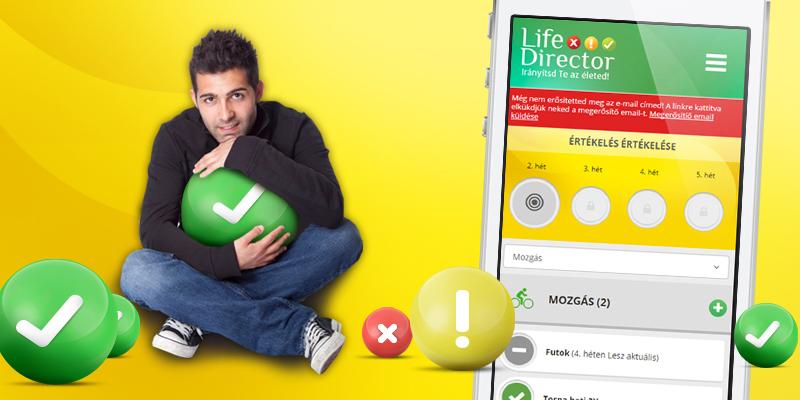 LifeDirector mobil weboldal