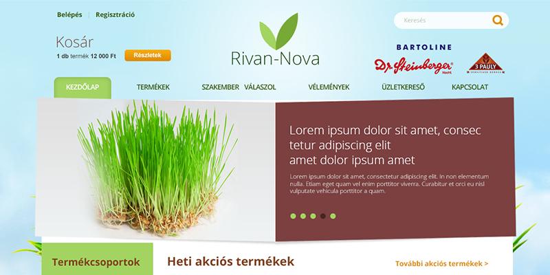 Rivan-nova.hu webshop