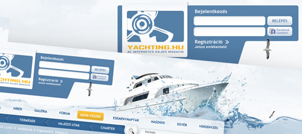 Yachting internetes hajós magazin
