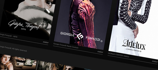 Giorgia Fonyódi Portfólió weboldal