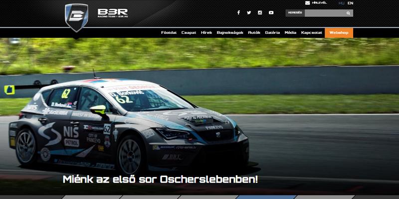 A B3 Racing honlapja